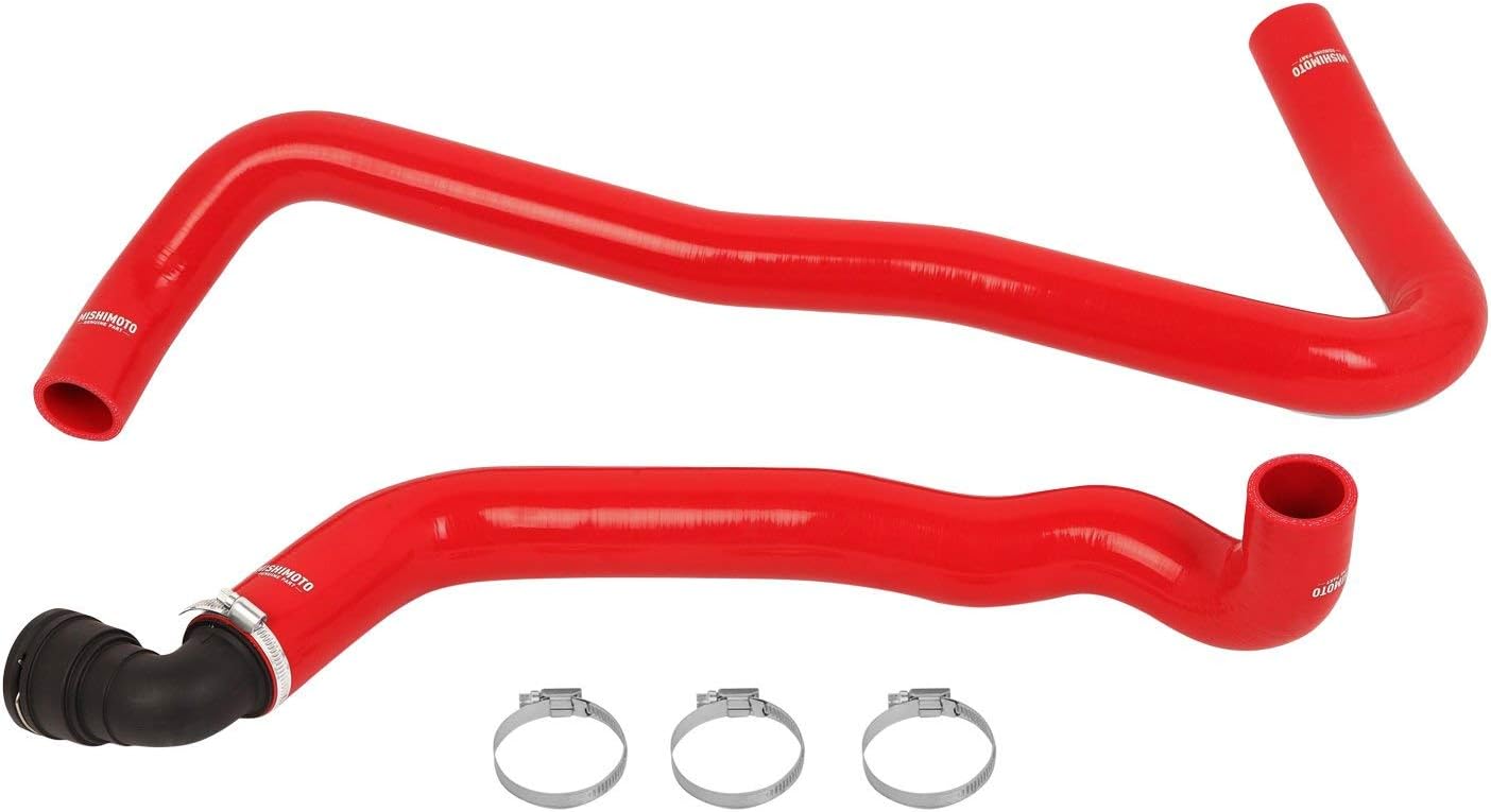 Mishimoto MMHOSE-F46-09RD Silicone Radiator Hose Kit Compatible With Ford F-150 4.6 2009-2010 Red