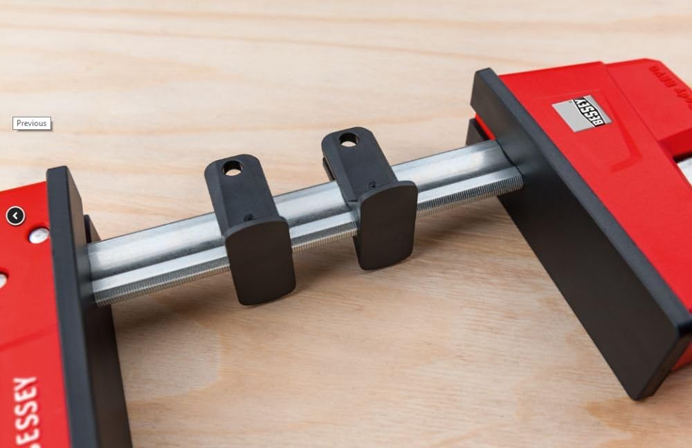BESSEY KREK2450 Parallel Bar Clamp Cabinet Door Framing Kit + Wall Clamp Rack