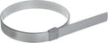 Band-It CP8S99 5/8' Wide x 0.025' Thick 2' Diameter, 201 Stainless Steel Center Punch Clamp (100 Per Box)