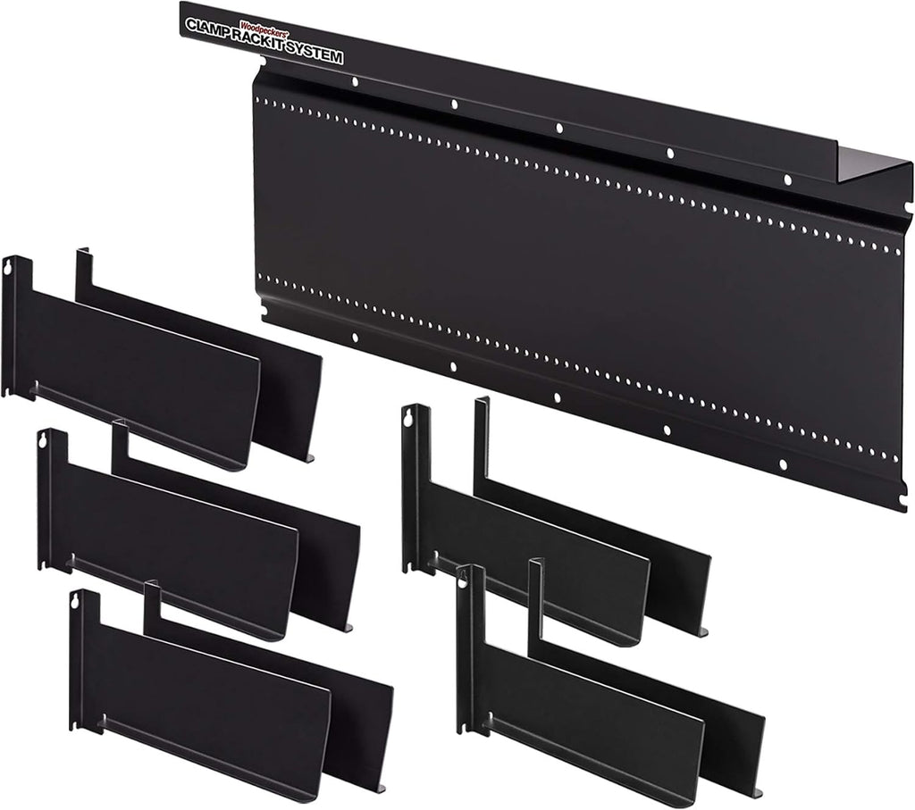 Woodpeckers Clamp Rack-It System - 24' Base - 3 Large Arm Sets + 2 Small Arm Sets