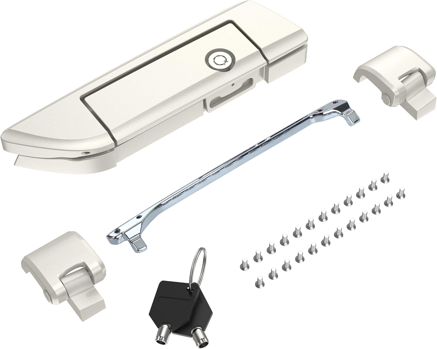 Tour Pack Latches,Tour Pack Trunk Lid Latch with Keys Fit for Harley Touring/Road King/Road Glide/Street Glide/Electra Glide/Ultra-Classic 2014+ Bonneville Salt