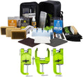 DEMON UNITED Elite Ski and Snowboard Tune Kit- Includes 3 pcs Metal Vise, Iron, 2.25lbs of Wax, Apron and Brush Kit
