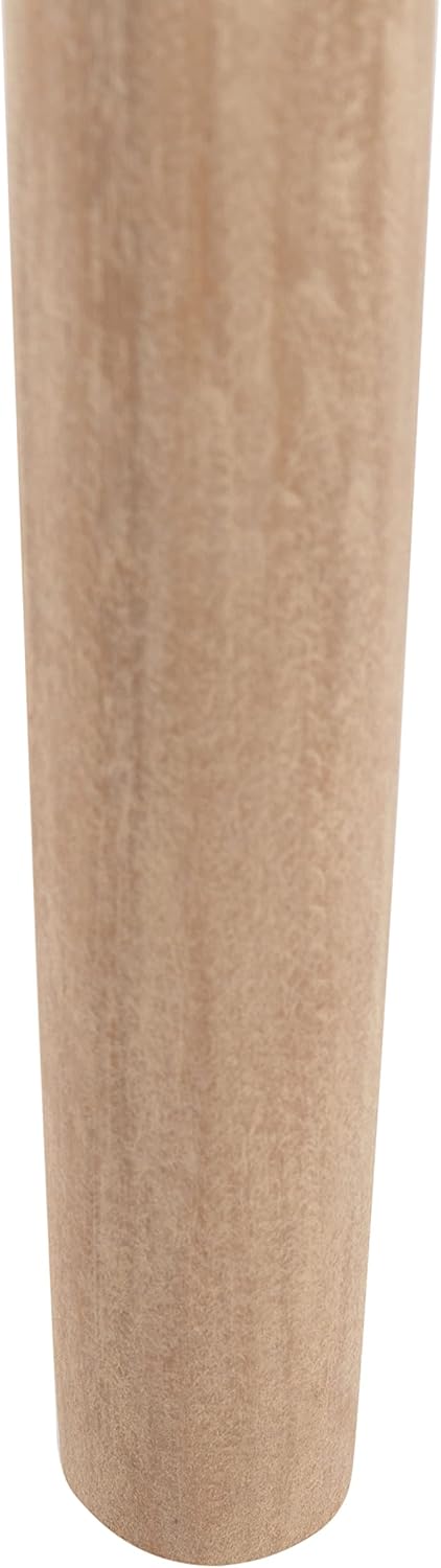 SAFAVIEH Home Collection Munro Natural Teak Wood/White Leather Woven Accent Chair (Fully Assembled)