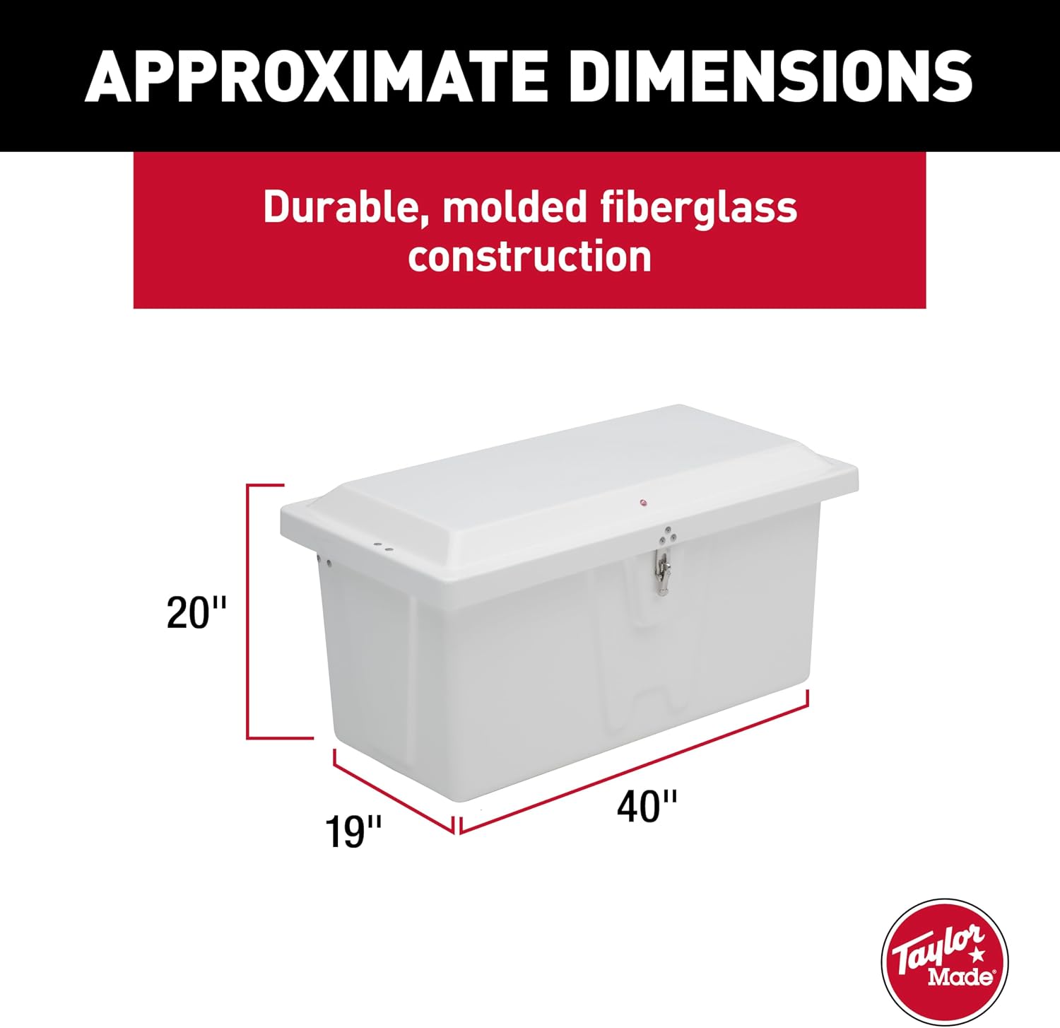 Taylor Made Stow N' Go Fiberglass Dock Box