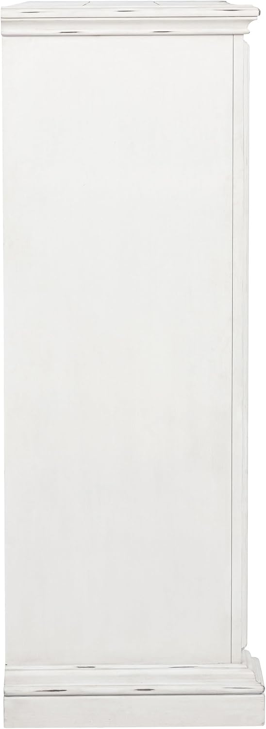 Coaster Home Furnishings - McKinney - Wood - 5-Drawer Chest with Bar Pull Handles, Felt-Lined Top and Rectangular Profile - Bedroom - Vintage White - 215875