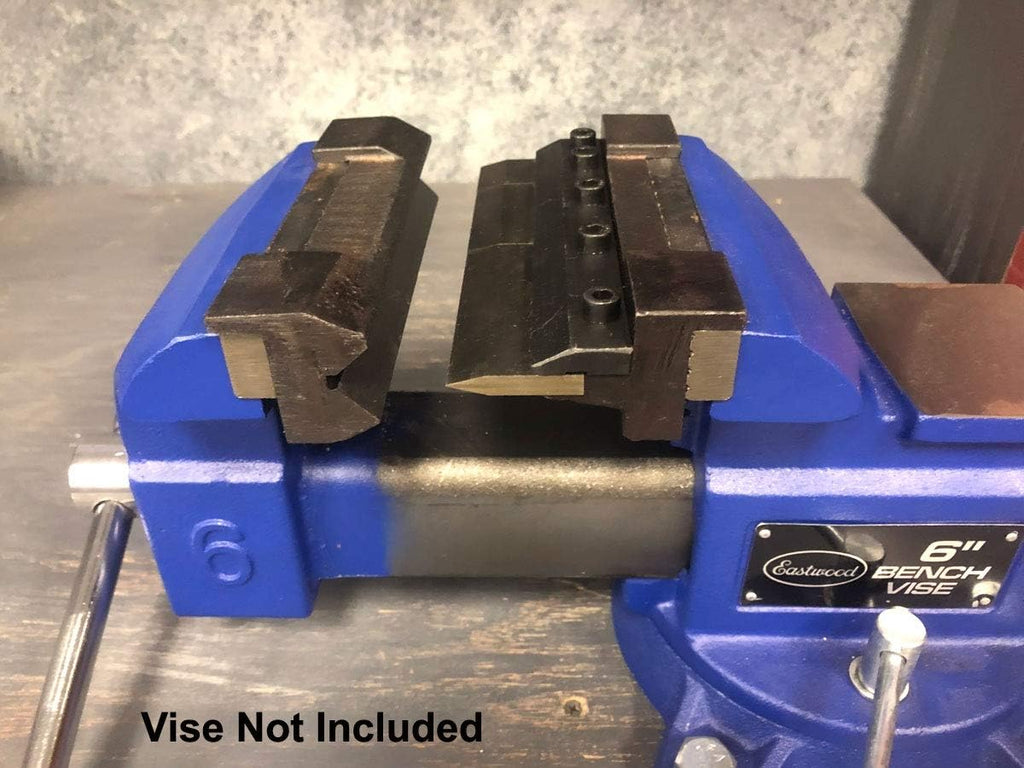 Eastwood 6 in. Vise Mount Press Metal Brake Bender Attachment Cross Slide On Workbench For Bend Sheet