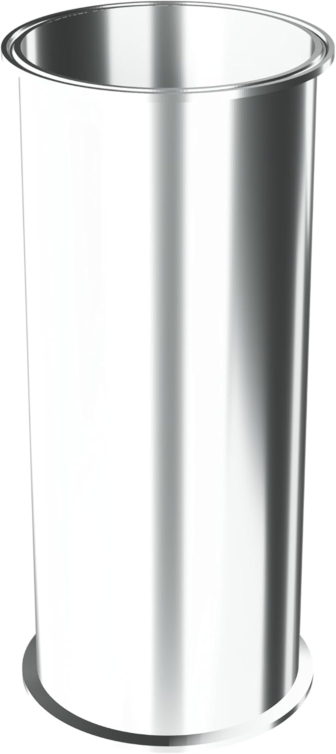 HFS(R) 12' Sanitary Tri Clamp Spool 24' Length w/ (2) Handles Stainless Steel 304 Round Tubing