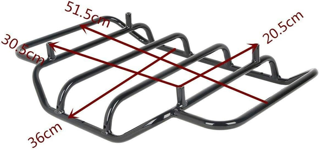TCMT King Motorcycle Trunk Box Backrest Pad Luggage Rack Taillight Fit For Harley 2014-2025 Touring CVO Road King Road Glide Street Glide Electra Glide Pack