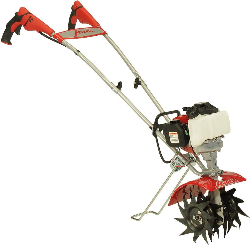 Mantis 7940 4-Cycle Tiller Cultivator Powered by Honda – Lightweight, Powerful and Compact - No Fuel Mix, Sure-Grip Handles – Built To Be Durable and Dependable