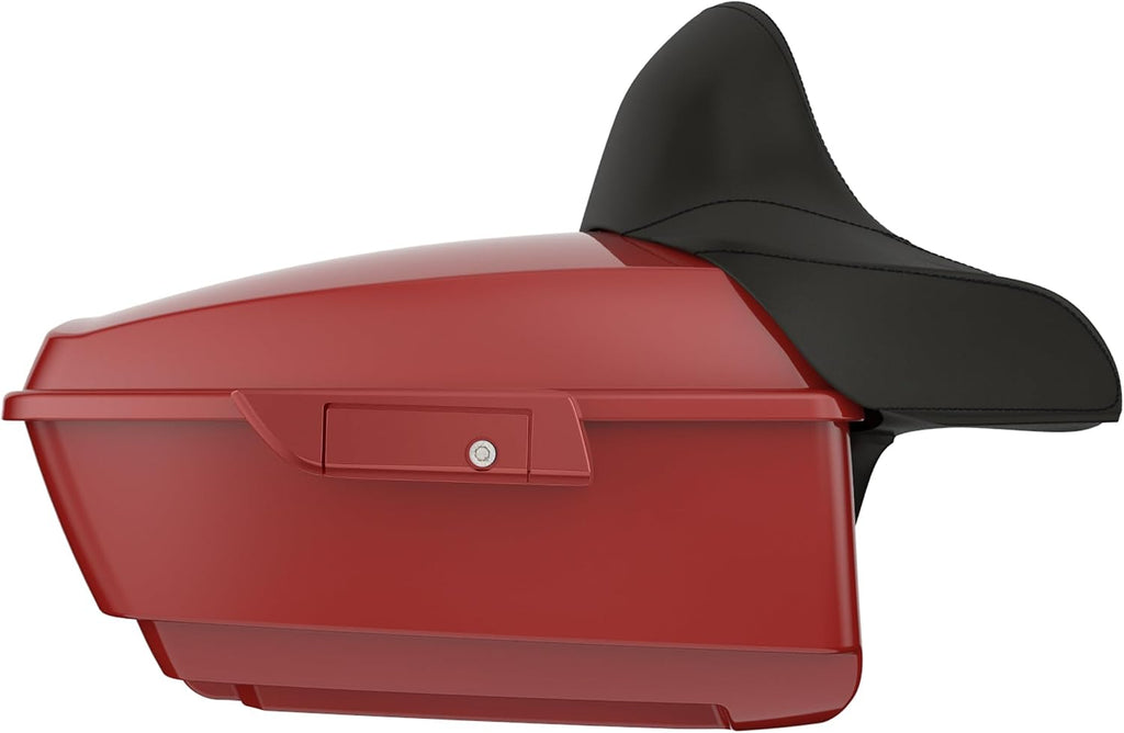 Tour Pack Latches for Harley,Tour Pack Trunk Lid Latch with Keys Fit for Harley Touring/Road King/Road Glide/Street Glide/Electra Glide/Ultra-Classic 2014+ Red Hot Sunglo