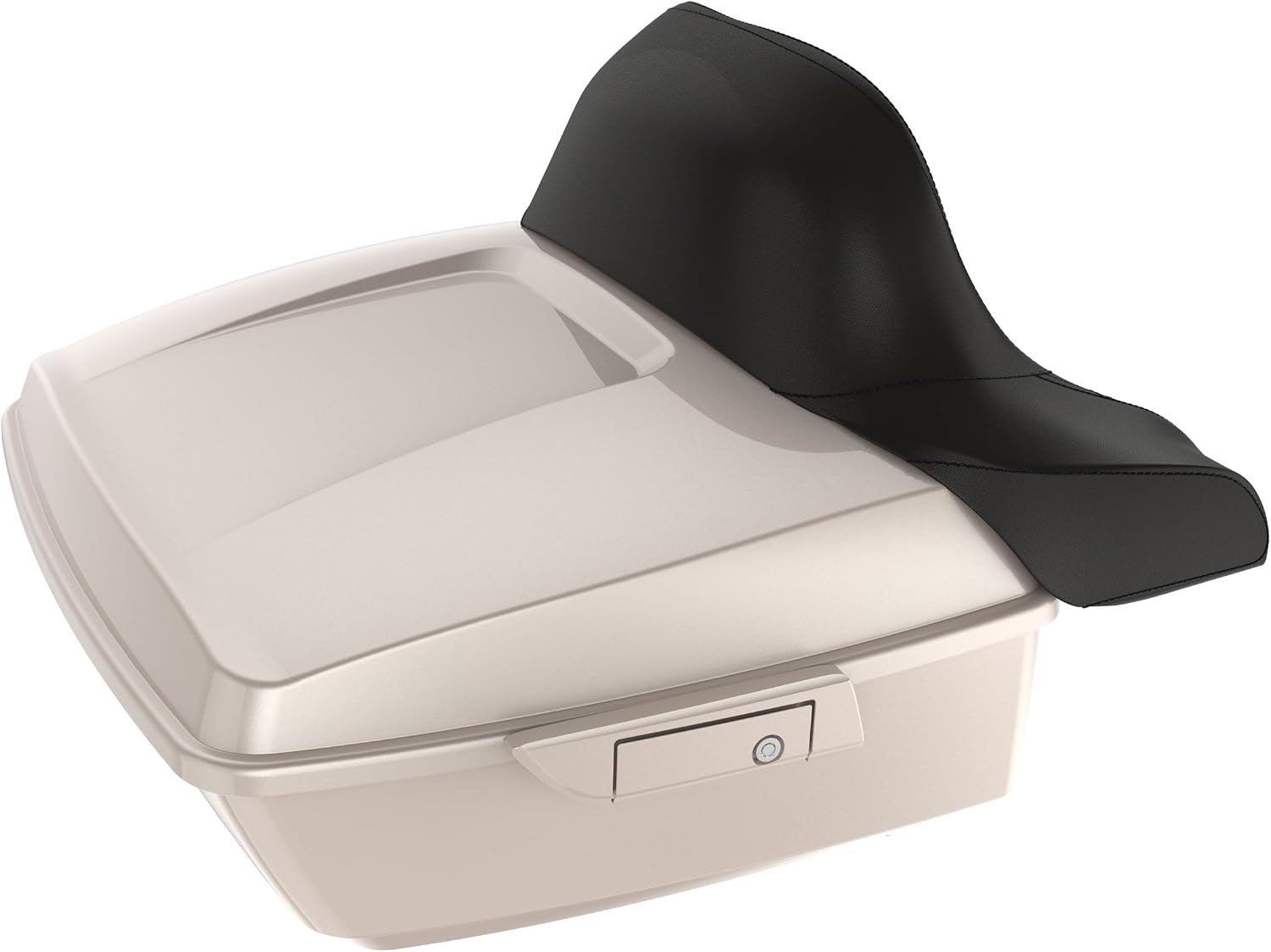 Tour Pack Latches White Sand Pearl,Tour Pack Trunk Lid Latch with Keys Fit for Harley Touring/Road King/Road Glide/Street Glide/Electra Glide/Ultra-Classic 2014+