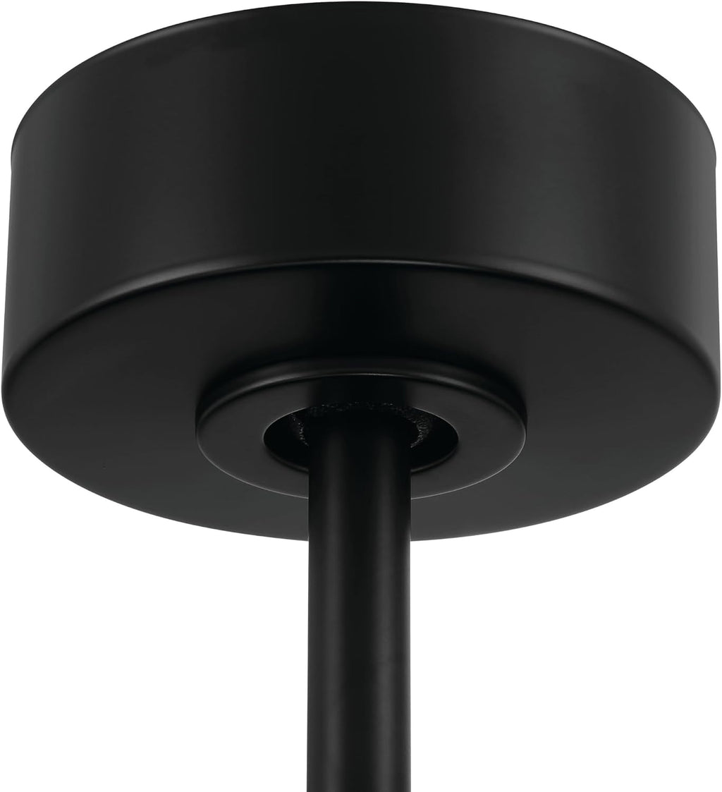 Craftmade - Sleek 56 in. Outdoor Flat Black Finish Ceiling Fan w/Remote Control