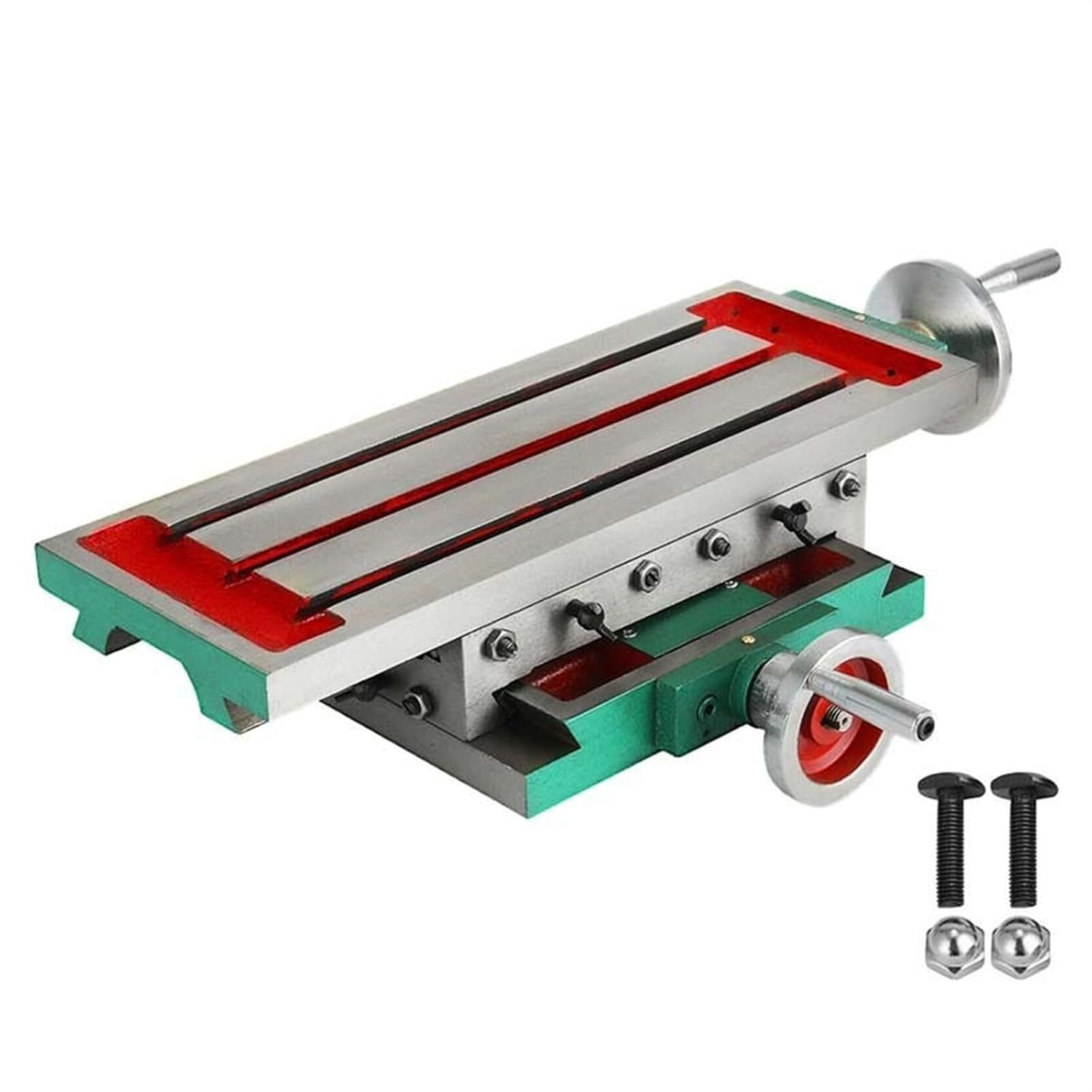 2 Axis Cross Slide Bench Drill Vise Fixture Adjustable Handle Workbench Compound Multifunction Milling Machine Work Table Component