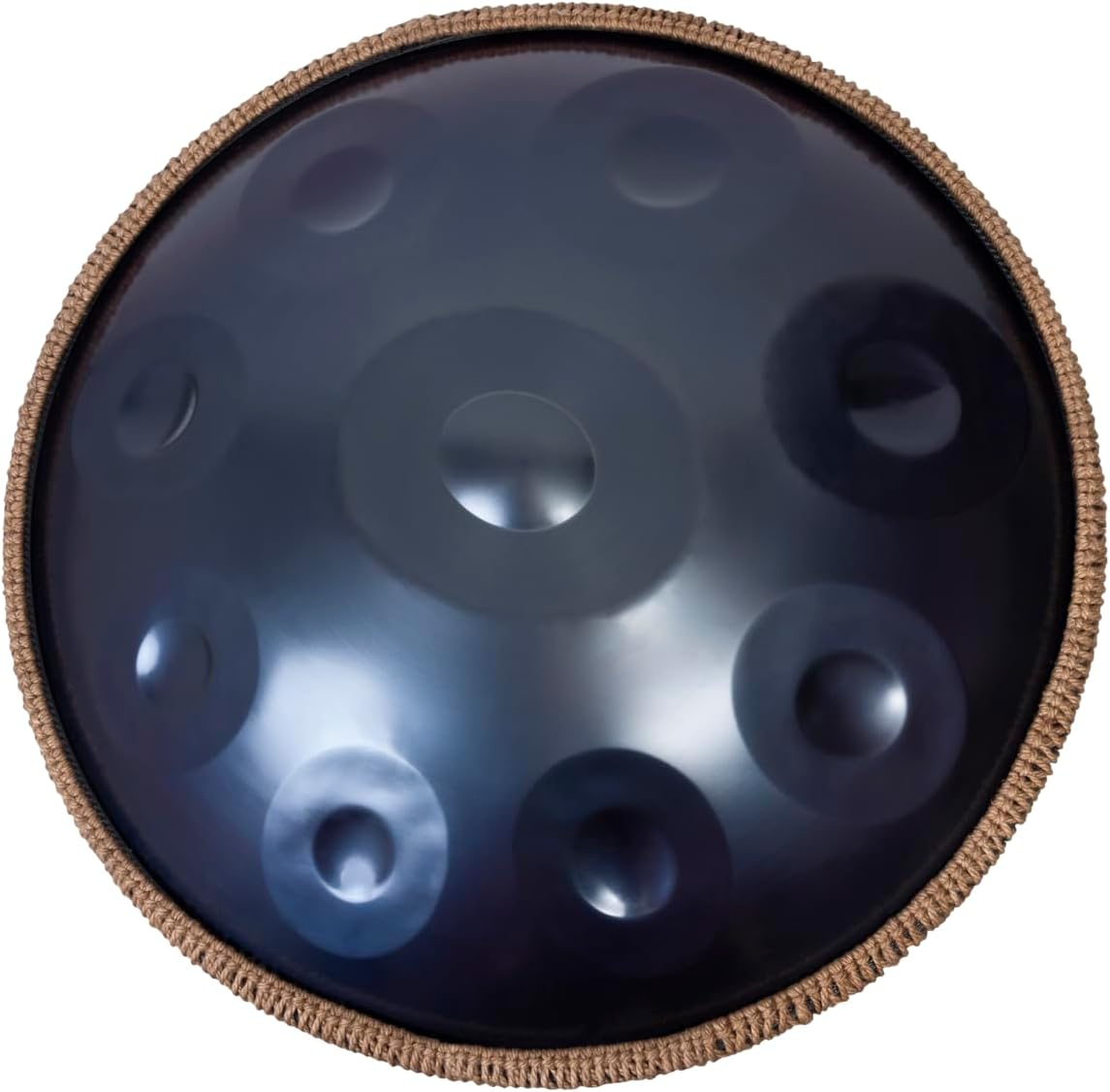 Handpan Drum - 22-Inch 9-Note D Kurd 440Hz - Hand Tuning Handpan - Includes Soft Bag, Mallets, Stand, Note Stickers, Cleaning Cloth - Artist Performance Video