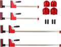 12PCS Parallel Clamp Kits – 24' & 40' Clamps, Bench Dogs, and Framing Blocks for Woodworker Tools and DIY Projects