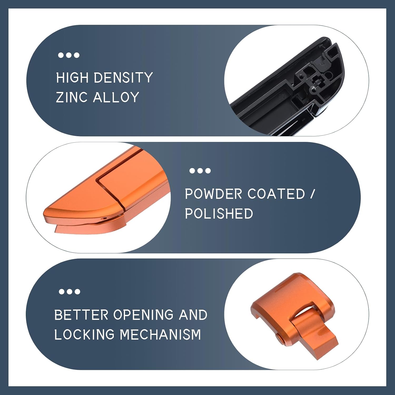 Tour Pack Latches Hinges Fit for Harley Touring Razor Chopped King Pak Road King Road Glide Street Glide Electra Glide 2014-2025 Amber Whisky