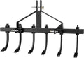 YITAMOTOR 48-Inch Heavy Duty Detachable Chisel Plow Scarifier Cultivator with 6 Scarifier Shanks for CAT-1&CAT-0 Tractors