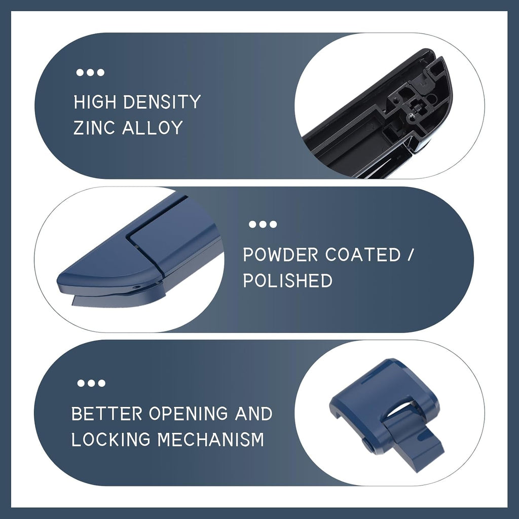 Tour Pack Latches Billiard Blue,Tour Pack Trunk Lid Latch with Keys Fit for Harley Touring/Road King/Road Glide/Street Glide/Electra Glide/Ultra-Classic 2014+