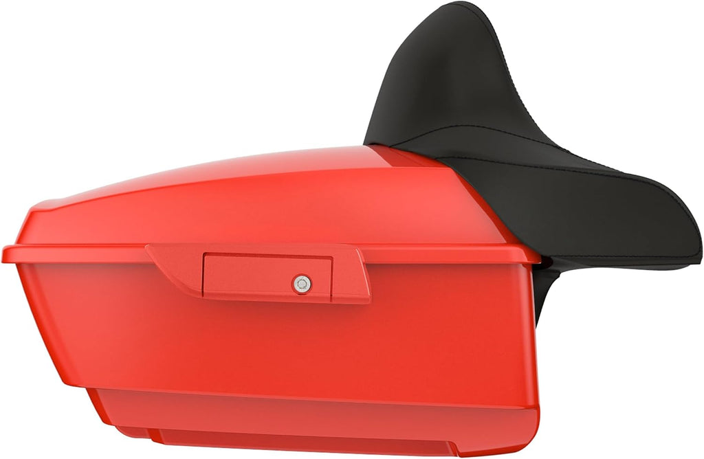 Tour Pack Latches,Tour Pack Trunk Lid Latch with Keys Fit for Harley Touring/Road King/Road Glide/Street Glide/Electra Glide/Ultra-Classic 2014+ Laguna Orange