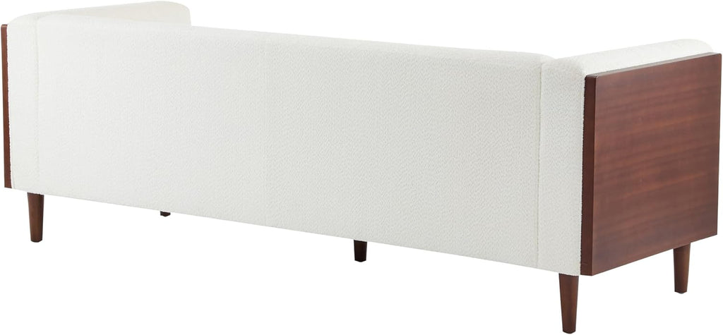 Christopher Knight Home Almab 82 Inches Sofa Couch, Cozy Couch Sofa, Boucle Upholstered 3-Seater Sofa, Wood Frame Couch, Comfy Couches for Living Room and Office, Modern Couch and Sofa, Beige
