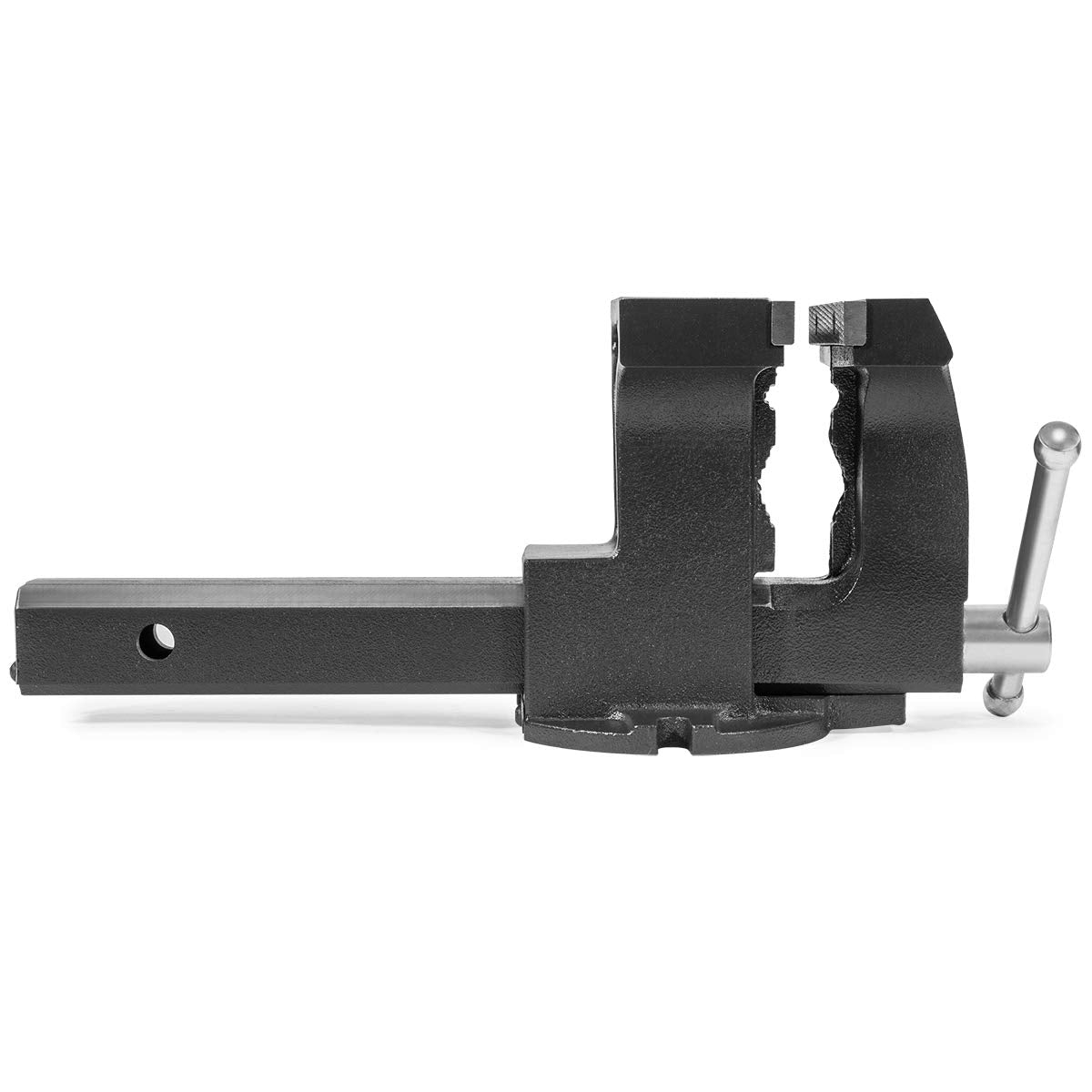 Stark USA 2-in-1 Tow Hitch Truck Vise 6' Bench Vise Fits Standard 2' Hitch Receiver Bench Mount Trailer Portable Work Vise Truck Trailer Receiver Portable Work