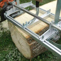 Aluminum Steel Plate Portable Chainsaw Mill Lumber Cutting Tool 14in-24in Chain Saw Woodworking Efficient Builders Outdoor Enthusiasts