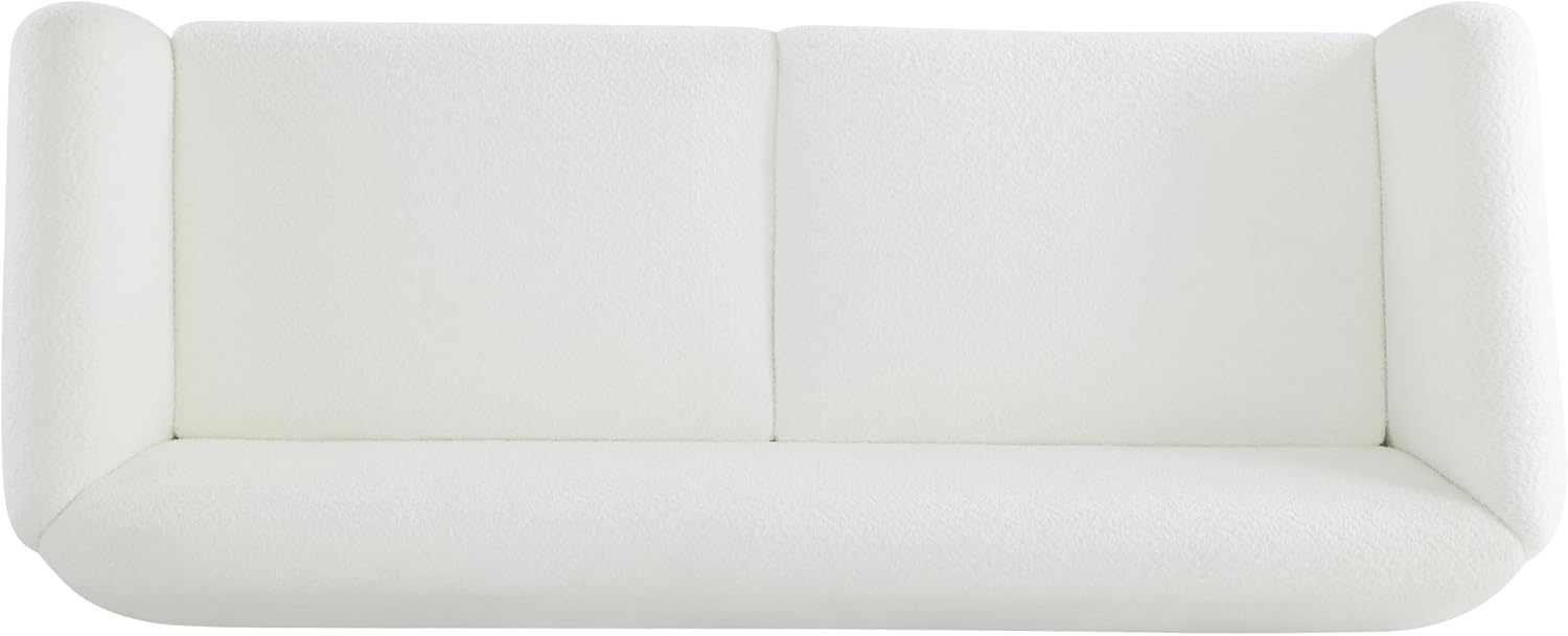 Christopher Knight Home 82 Inches Sofa Couch, Cozy 3-Seater, Boucle Fabric, Wood Frame, Beige