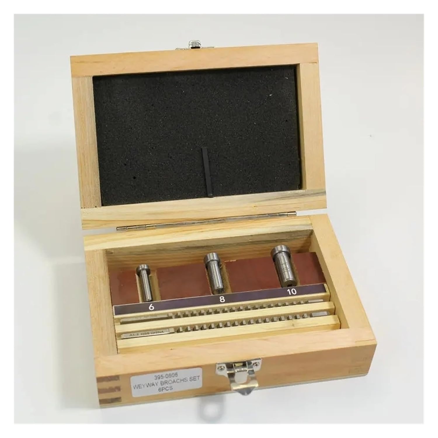 Keyway Broach Kit 6-Piece Keyway Puller Set, Metric Standard Part CNC Cutting Tool Set Broaches Keyway Cutting Tool