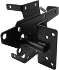 Stainless Steel Vinyl Gate Latch Black (for Vinyl, Wood, PVC etc. Fencing) Fence Gate Latch w/Mounting Hardware - CASE Qty 12