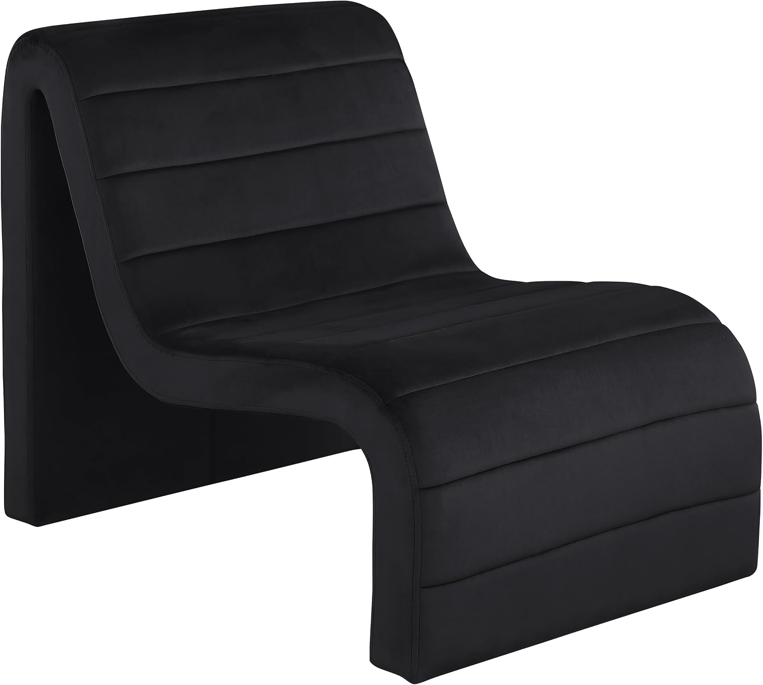 Meridian Furniture Ivy Black Velvet Accent Chair