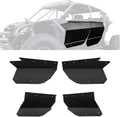 HECASA Full Doors Aluminum Compatible with 2017-2021 Can-Am Maverick X3 MAX 4 Left & Right Door Hard Door Panels Inserts Kit Aluminum Suicide Doors W/O Door Latches