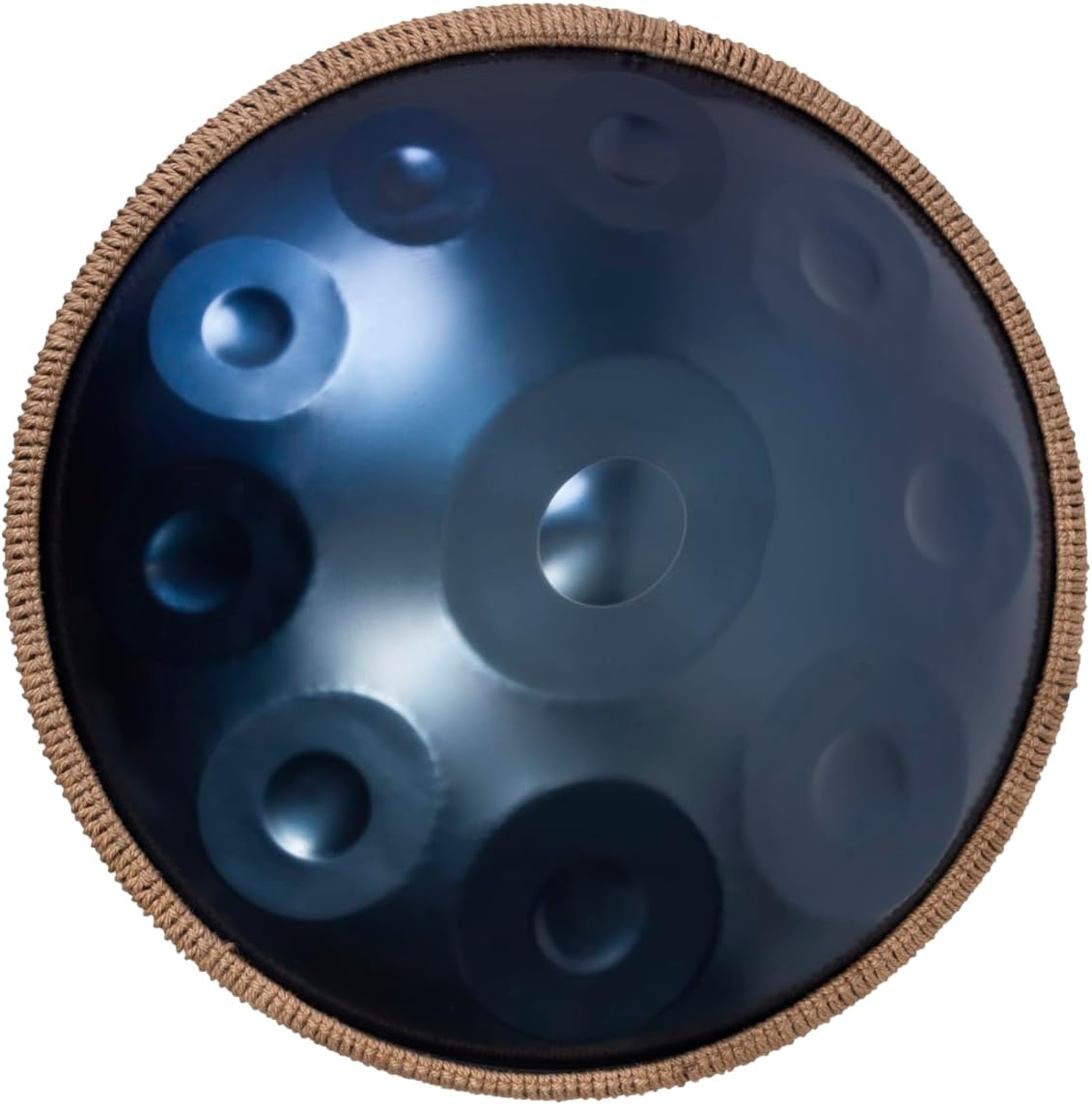 Handpan Drum - 22-Inch 10-Note D Kurd 440Hz - Hand Tuning Handpan - Includes Soft Bag, Mallets, Stand, Note Stickers, Cleaning Cloth - Artist Performance Video