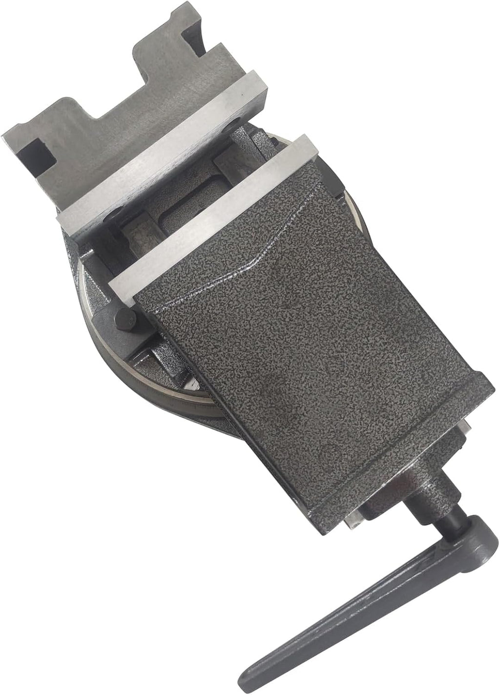 5 Inch Milling Machine Vise with Base, Bench Vise Tilting and Swiveling Milling Vise Precision Clamping milling machine vise for Mills/Grinders/NC Machines