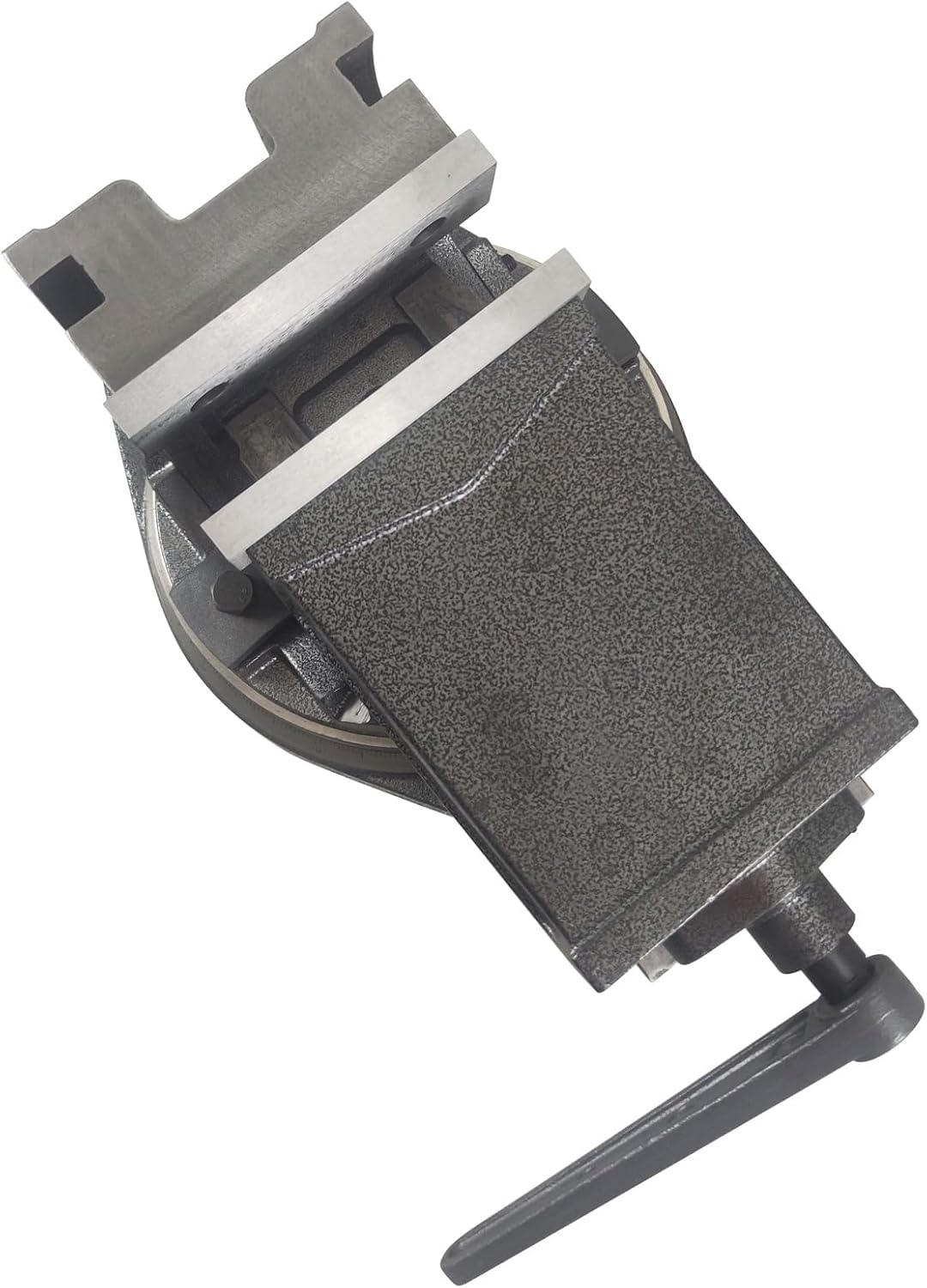 5 Inch Milling Machine Vise with Base, Bench Vise Tilting and Swiveling Milling Vise Precision Clamping milling machine vise for Mills/Grinders/NC Machines