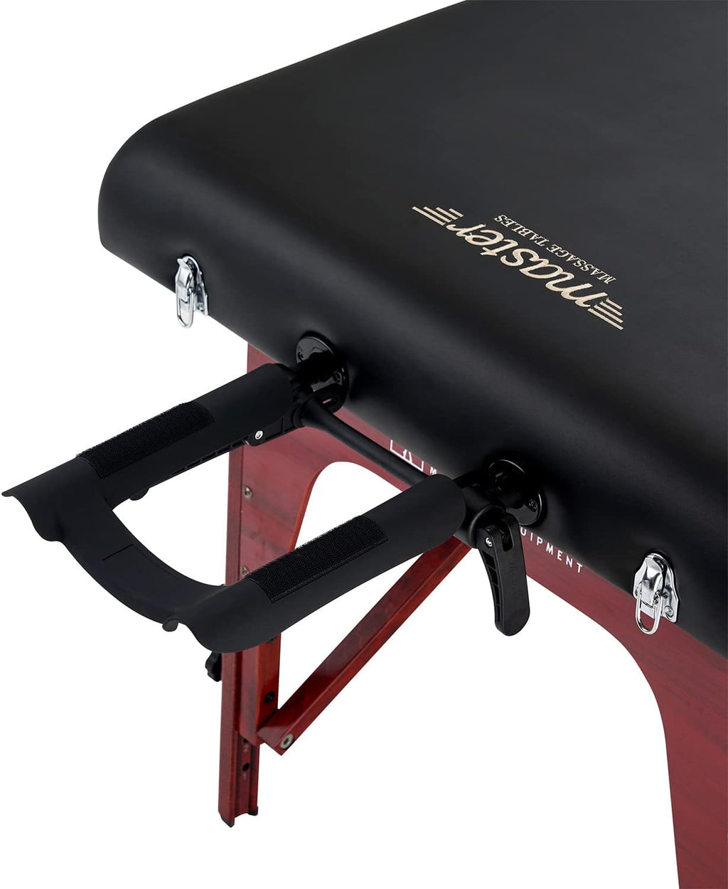 Master Massage 31' Montclair Salon Spa Beauty Therma Top Best Portable Massage Table Bed Couch Package with Deluxe Adjustable Headrest- Black Color WITH MEMORY FOAM