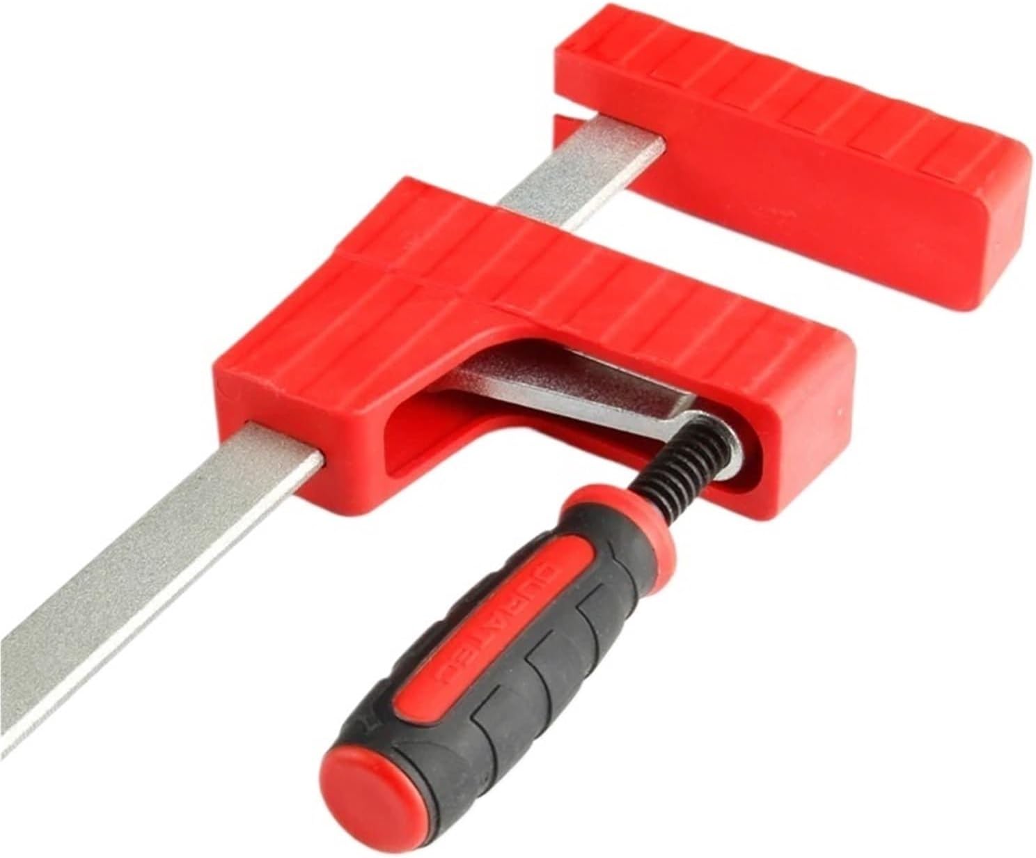 1pcs 8-24 inch 1500N Heavy Duty F Parallel Clamp Large Fiture Clamp 80mm Depth Adjustable Clamps for Woodworking(4pcs 12 inch)