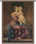 Charlotte Home Furnishings Inc. Madonna Del Rosario Italian Tapestry Wall Hanging 24 X 20 Inch Cotton Blend Wall Art Perfect For Wall Decor By Bartolom
