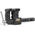 Stark USA 2-in-1 Tow Hitch Truck Vise 6' Bench Vise Fits Standard 2' Hitch Receiver Bench Mount Trailer Portable Work Vise Truck Trailer Receiver Portable Work