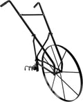 High Wheel Cultivator with Comfort Handle with 3- Position Adjustable, Quick Change Implements, and 24 Inch Steel Wheel