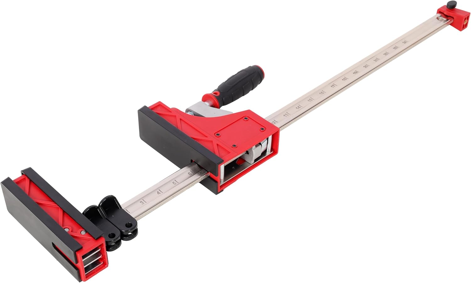 12PCS Professional Parallel Clamp Kit, 24' & 40' Heavy-Duty Clamps with Bench Dogs & Framing Blocks, 1700LBS Force, 90° Precision Alignment for Woodworking, Cabinet Making, DIY Projects