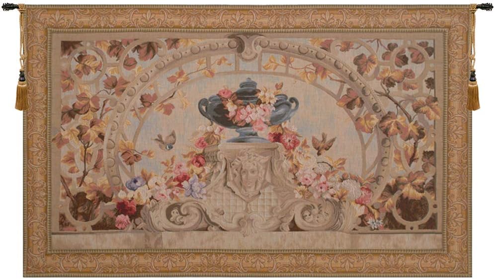 C Charlotte Home Furnishings Inc Beauvais II French Tapestry Wall Hanging | Viscose Cotton and Polyester Blend Wall Art | 34 in. x 54 in | Home Decor Accents