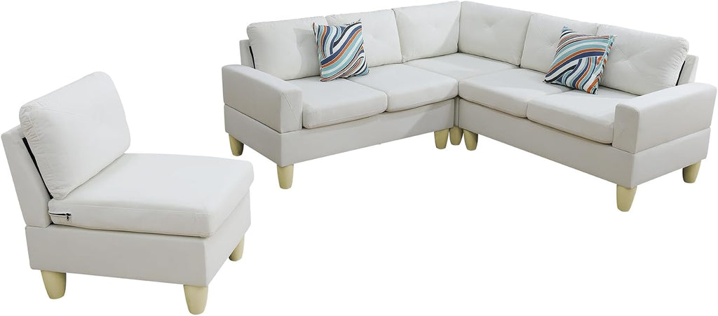 Max Sectional Sofa Set for Living Room, Apartment, Guest Room, playroom and Office