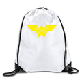 Acosoy Super Hero Woman Logo Drawstring Backpacks/Bags