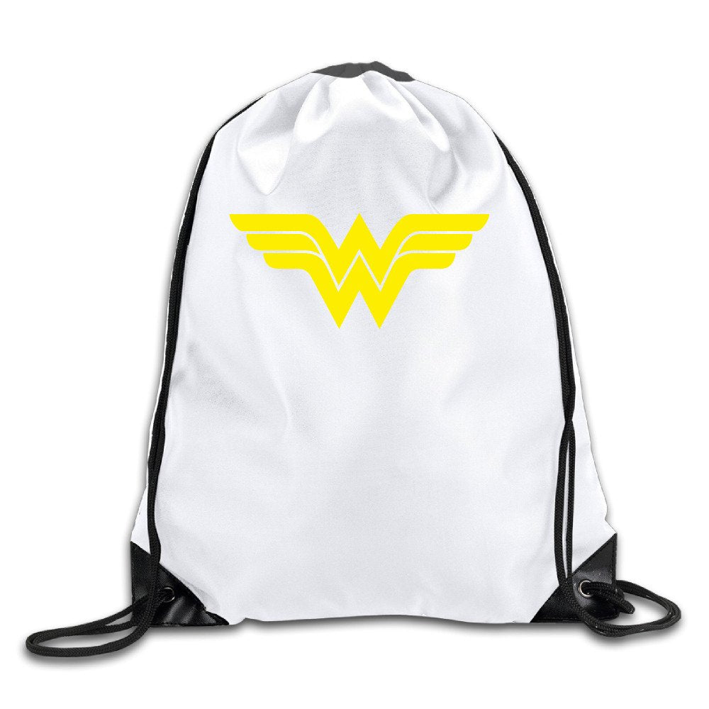 Acosoy Super Hero Woman Logo Drawstring Backpacks/Bags