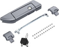 Tour Pack Latches for Harley,Tour Pack Trunk Lid Latch with Keys Fit for Harley Touring/Road King/Road Glide/Street Glide/Electra Glide/Ultra-Classic 2014+ Gauntlet Grey Metallic