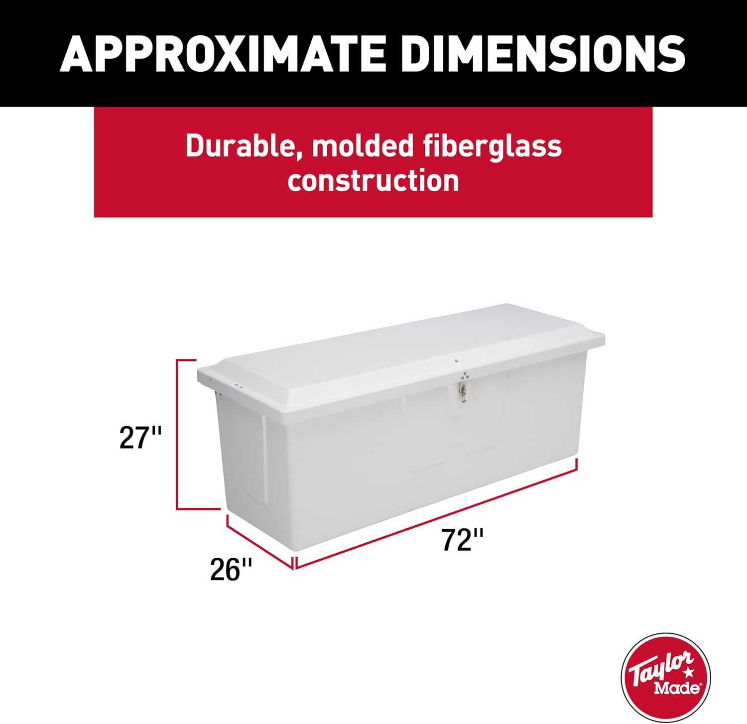 Taylor Made Stow N' Go Fiberglass Dock Box