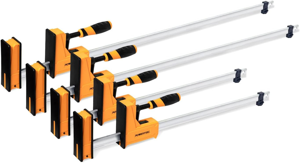 POWERTEC 71719 Parallel Clamp Kit (2 of 24' and 2 of 48'), 4PK