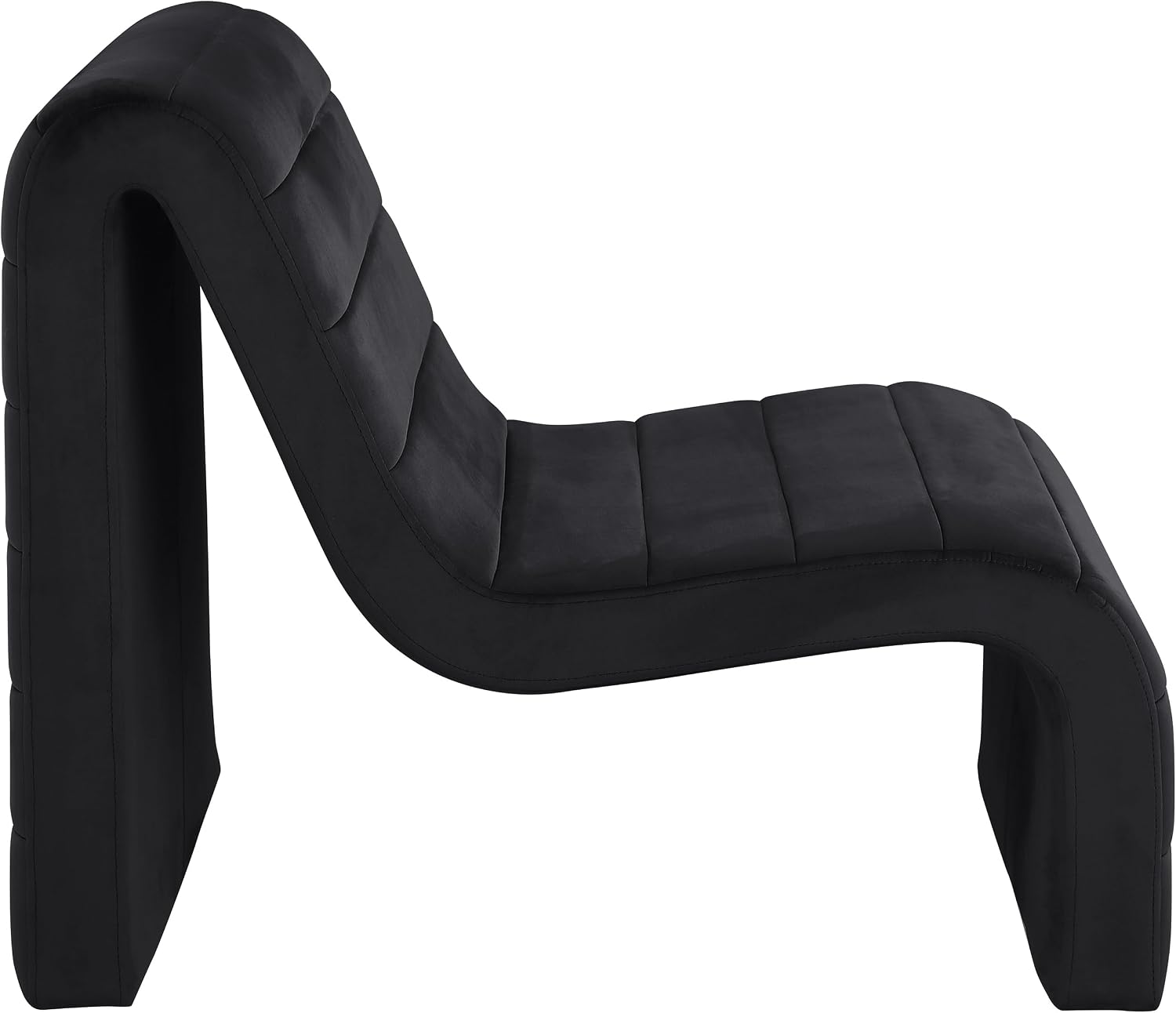 Meridian Furniture Ivy Black Velvet Accent Chair