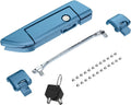 Tour Pack Latches for Harley,Tour Pack Trunk Lid Latch with Keys Fit for Harley Touring/Road King/Road Glide/Street Glide/Electra Glide/Ultra-Classic 2014+ Daytona Blue