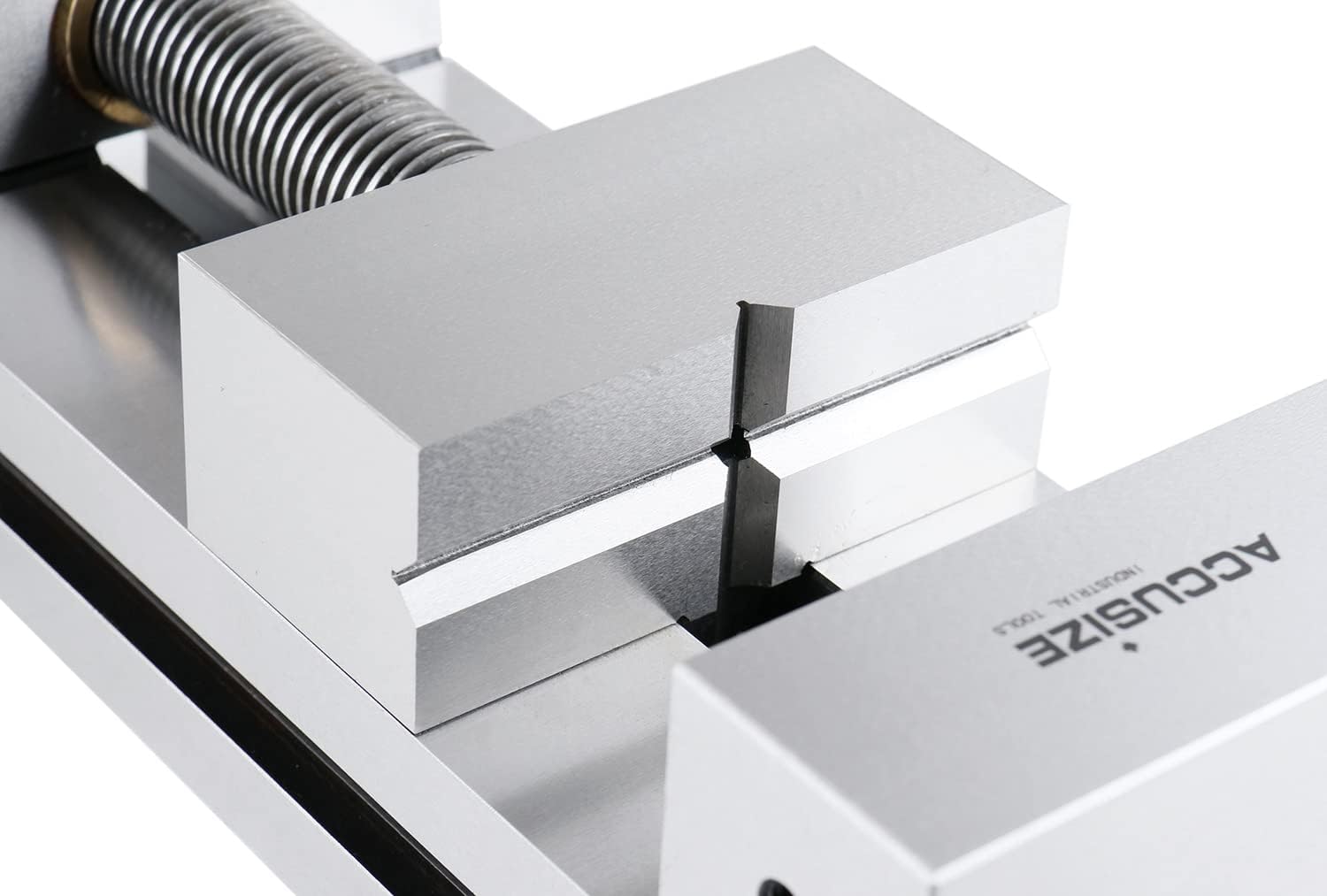 Accusize Industrial Tools 4'' Precision Toolmakers Vise Hardened and Ground 0.0002'', 0235-0312 | Accuracy 0.0002', V-Groove Jaw, Hardened and Ground, HRC58-62
